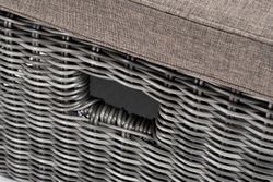 "Рим" шезлонг с подушкой, цвет графит