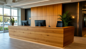 Стойка ресепшн на заказ