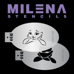 Трафарет Milena D10