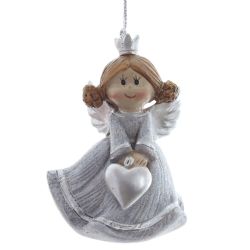 GAEM Фигурка декоративная подвесная "Ангел", L5 W4,5 H7,5, 2в.