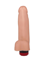 Реалистичный фаллоимитатор с вибрацией - 16,5 см. (Цвет: телесный)