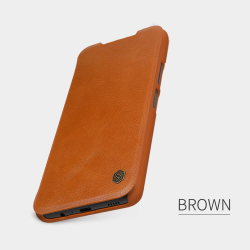 Кожаный чехол-книжка Nillkin Leather Qin для Xiaomi Poco M4 Pro 5G