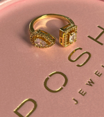 Кольцо SHINE CRYSTAL gold