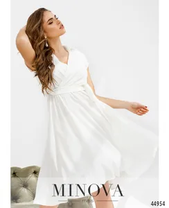 Платье 1078-1-молочный Minova