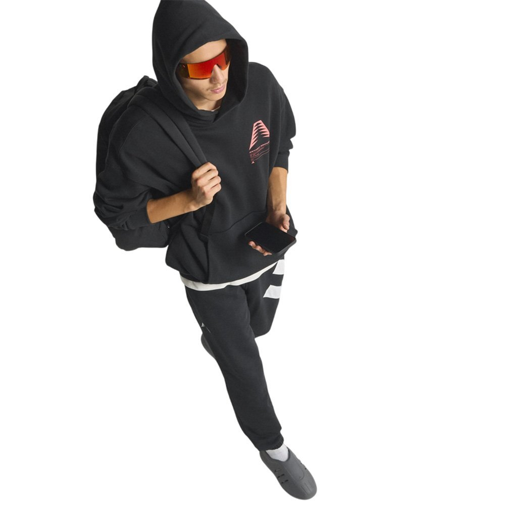 Баскетбольная толстовка adidas Anthony Edwards Schematic Black Sweatshirt