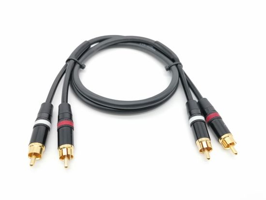 Кабель аудио 2хRCA-2хRCA, 1м, ZZcable E56-2RCA-2RCA-0100-0