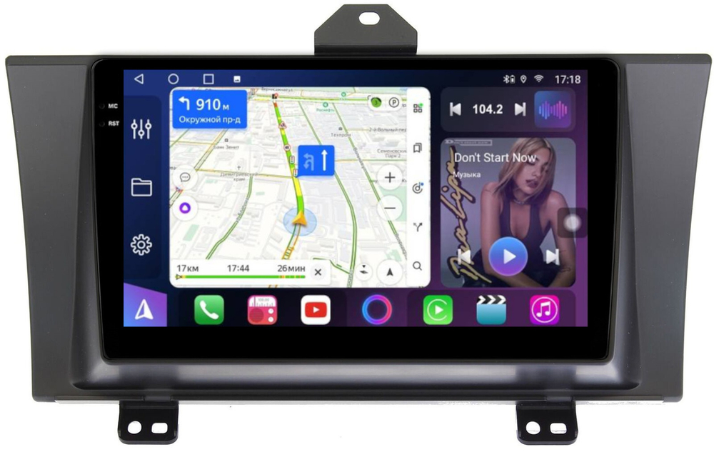 Магнитола для Honda Elysion 2004-2013 - FarCar BM3040M монитор 9.5" QLED на Android 14, TS10, 4+32Гб, CarPlay, 4G SIM-слот