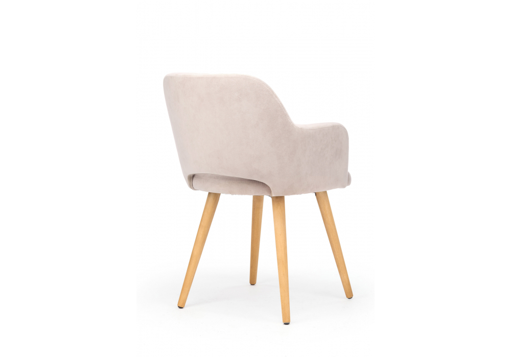 Стул деревянный Woodville Эолин латте (glory 10), светлое дерево, ножки натуральные