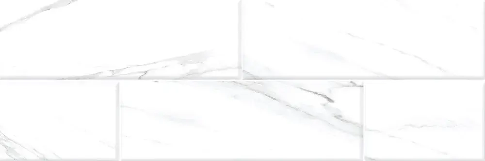 Настенная плитка Alma Ceramica TWU11NYK010 New York 60x20 белая глянцевая под камень