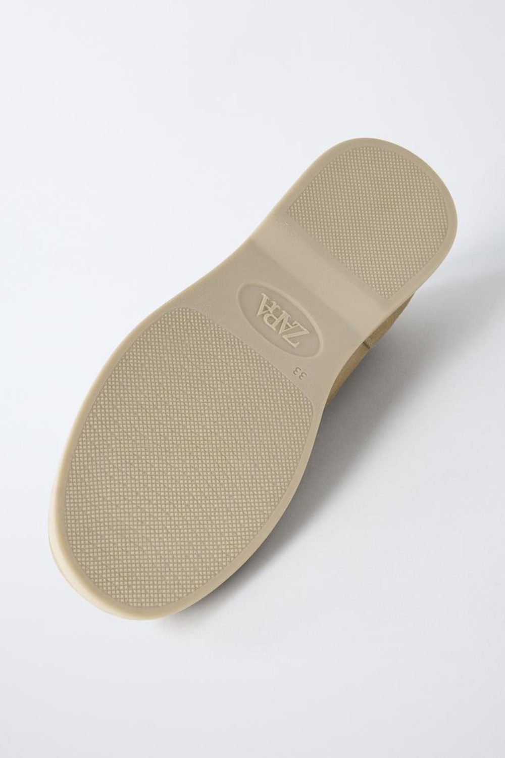 ZARA КОЖАНЫЕ ТОПСАЙДЕРЫ, ПЕСОЧНО-КОРИЧНЕВЫЙ