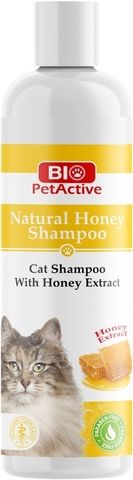 BioPetActive для собак шампунь с натуральным медом для кошек, 250 мл