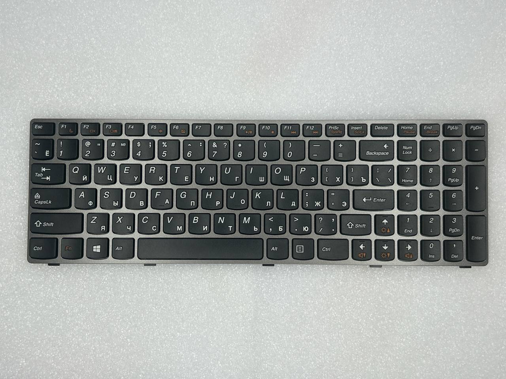 Клавиатура для ноутбука Lenovo P585 раскладка - русская, без подсветки, черная (25206850), оригинал