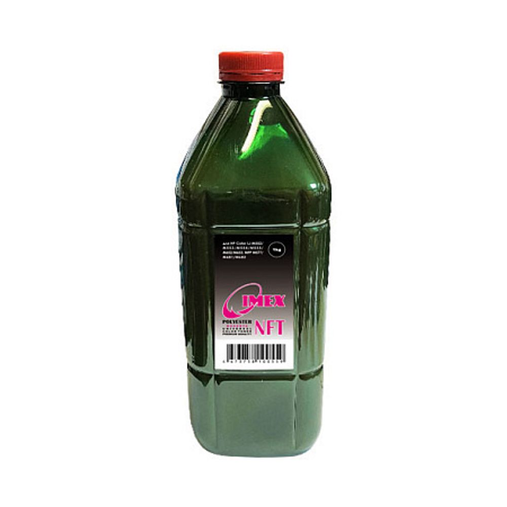 Тонер IMEX для HP Color Универсальный тип NFT (1кг, пурпурный, Polyester) Green Line