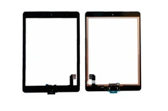 Тачскрин для Apple iPad Air 2 (A1566/A1567) без кнопки Home черный (Black)