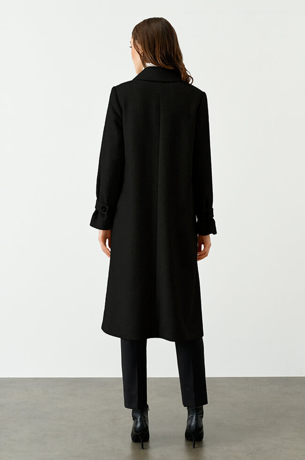 0092 Пальто женское (черный)