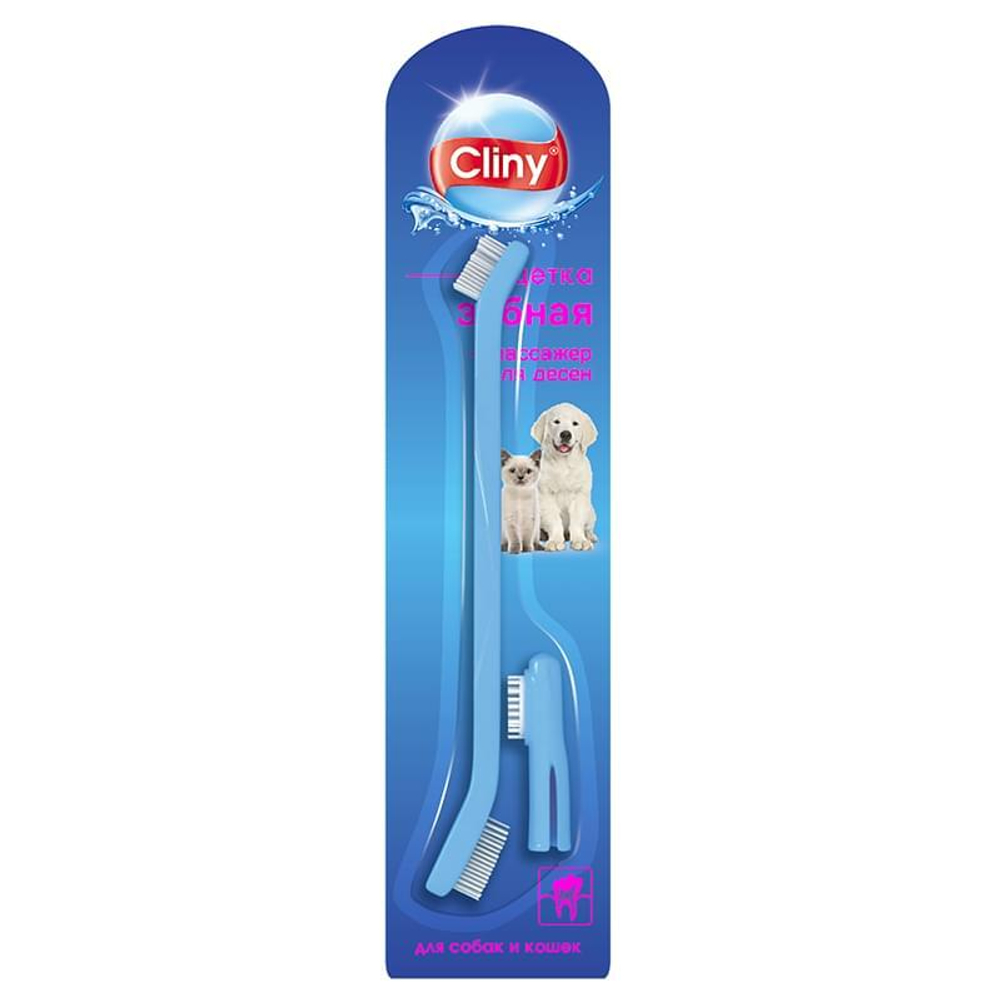 CLINY Зубная щетка + массажер для десен