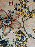 Набор чехлов на табурет из гобелена Гибискус (33х33 см) - 4шт