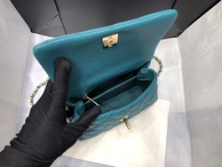 Chane1 Coco Handle Bag 19 cm