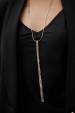 Сотуар серебряный цилиндр с цепочками