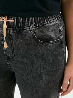 Джинсы на резинке больших размеров