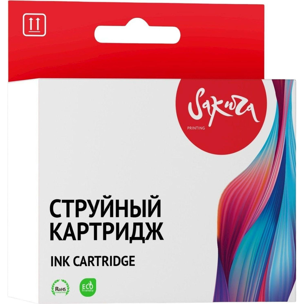 Картридж струйный Sakura №123 F6V17AE чер. для HP DJ 2130/2620/3630