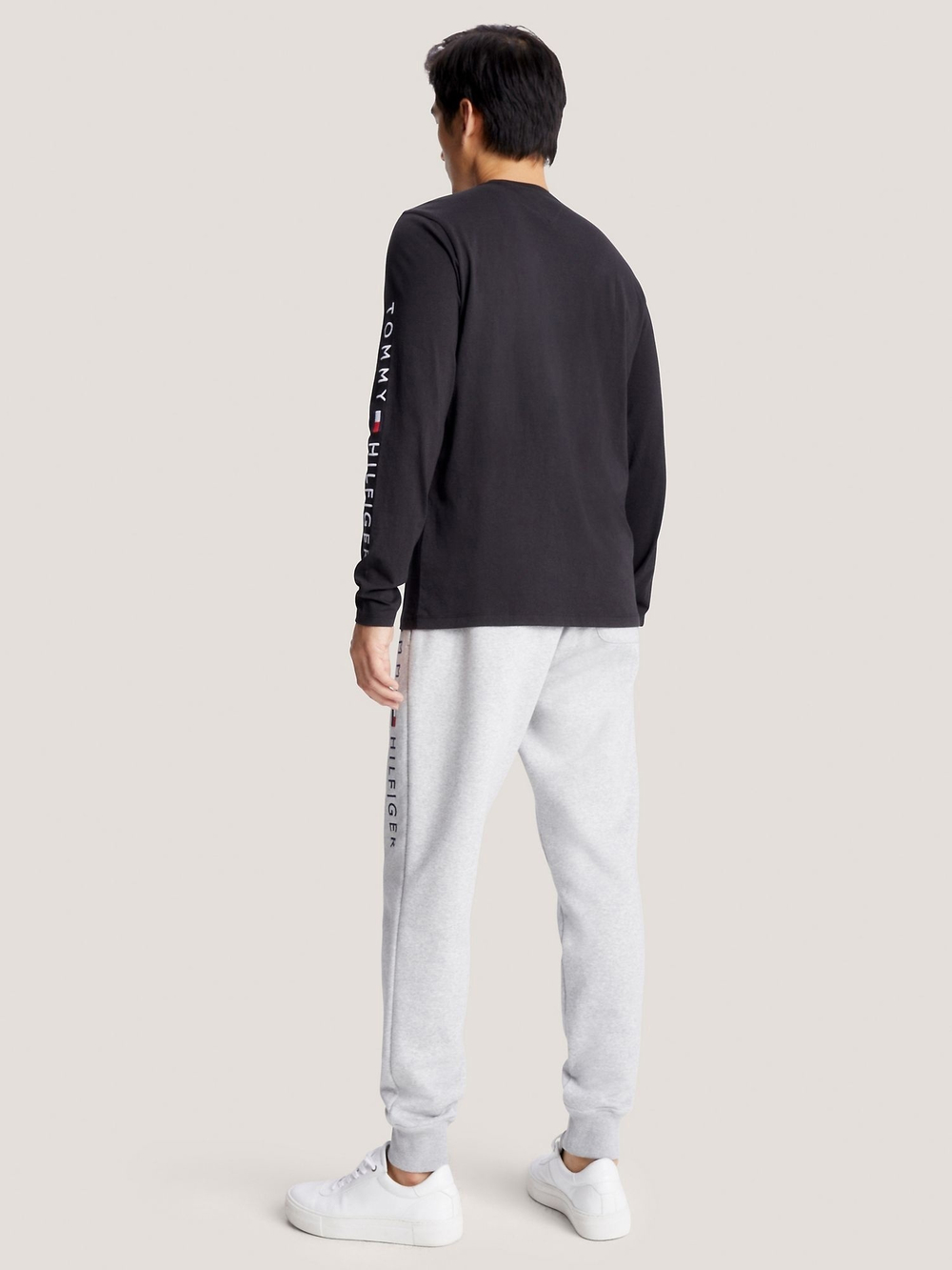 Лонгслив Tommy Hilfiger TH Logo Black