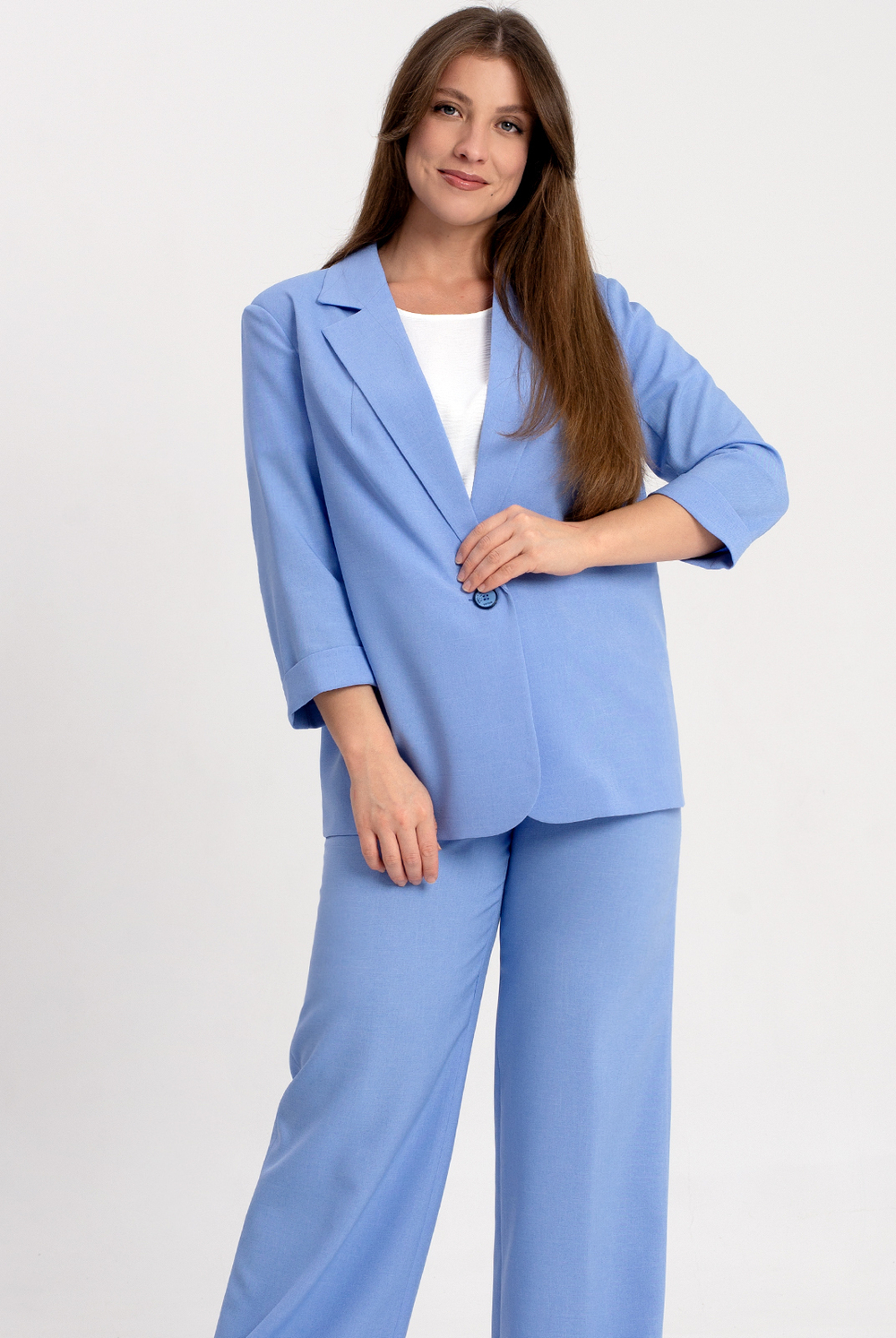 Жакет женский 3881зпб, сизый #38Сиз043881зпб