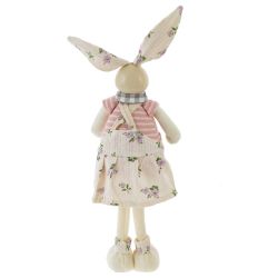 GAEM Игрушка набивная "Заяц/Зайка", L13 W8 H44/33 см, 2в.