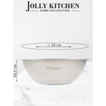 Миска-салатник Jolly Kitchen F7, 28 см, 4 л, нержавеющая сталь