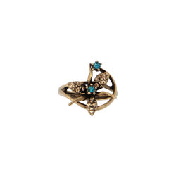 "Гудалеара" кольцо в бронзовом покрытии из коллекции "Королева ночи" от Jenavi