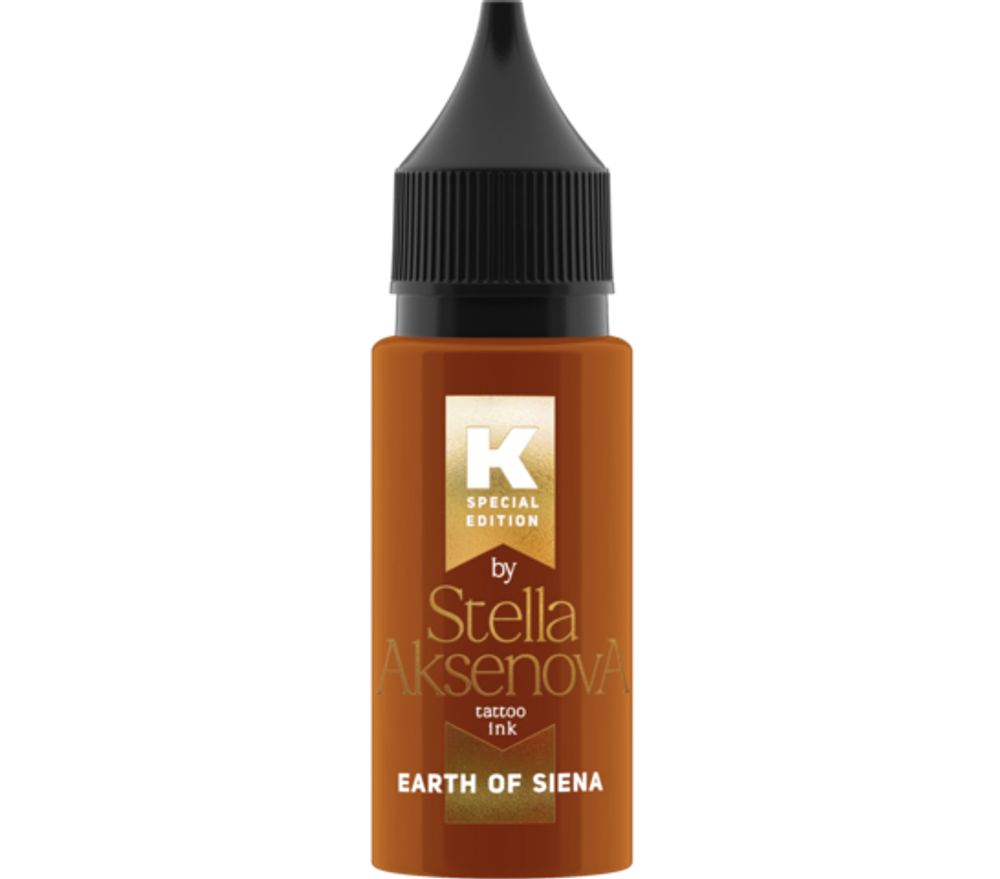 Earth of Siena КРАСКА Tattoo Ink by Stella Aksenova