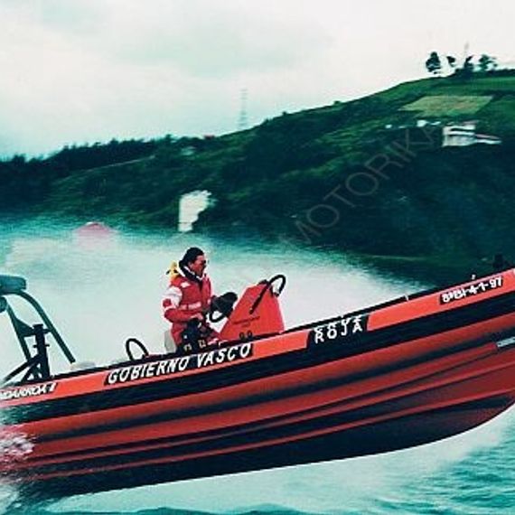 Надувная лодка ZODIAC Sea RIB SRMN 550 оранжевая