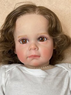 Кукла Реборн мягконабивная 55см в пакете (FA-163)