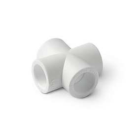 Крестовина PPR Ду20-50, белая, Pro Aqua