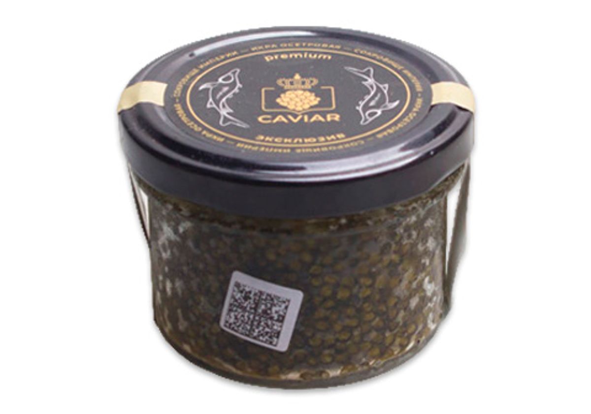Икра черная Русского осетра "CAVIAR", 100г