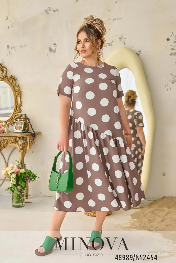 Платье 2454-капучино Minova