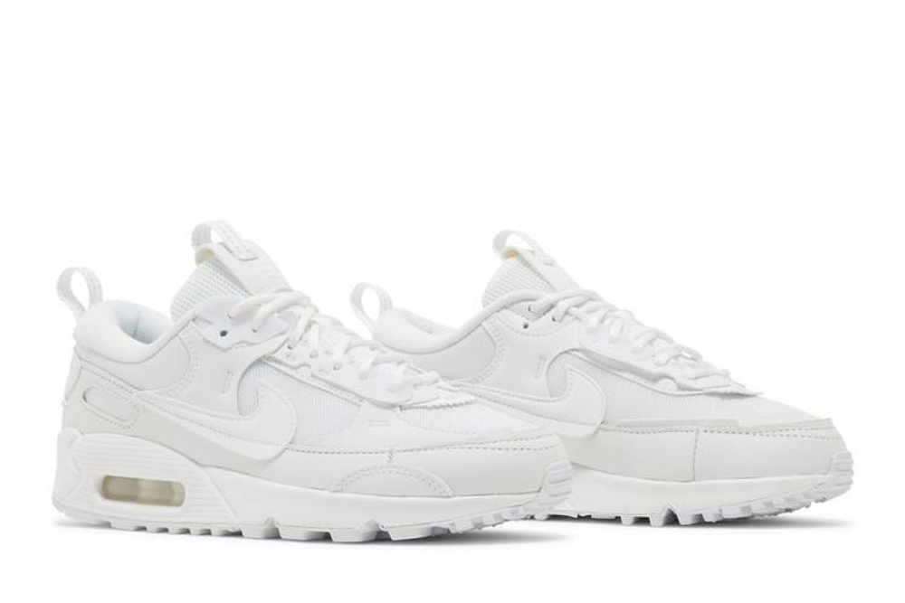 Nike air max 90 white suede on sale