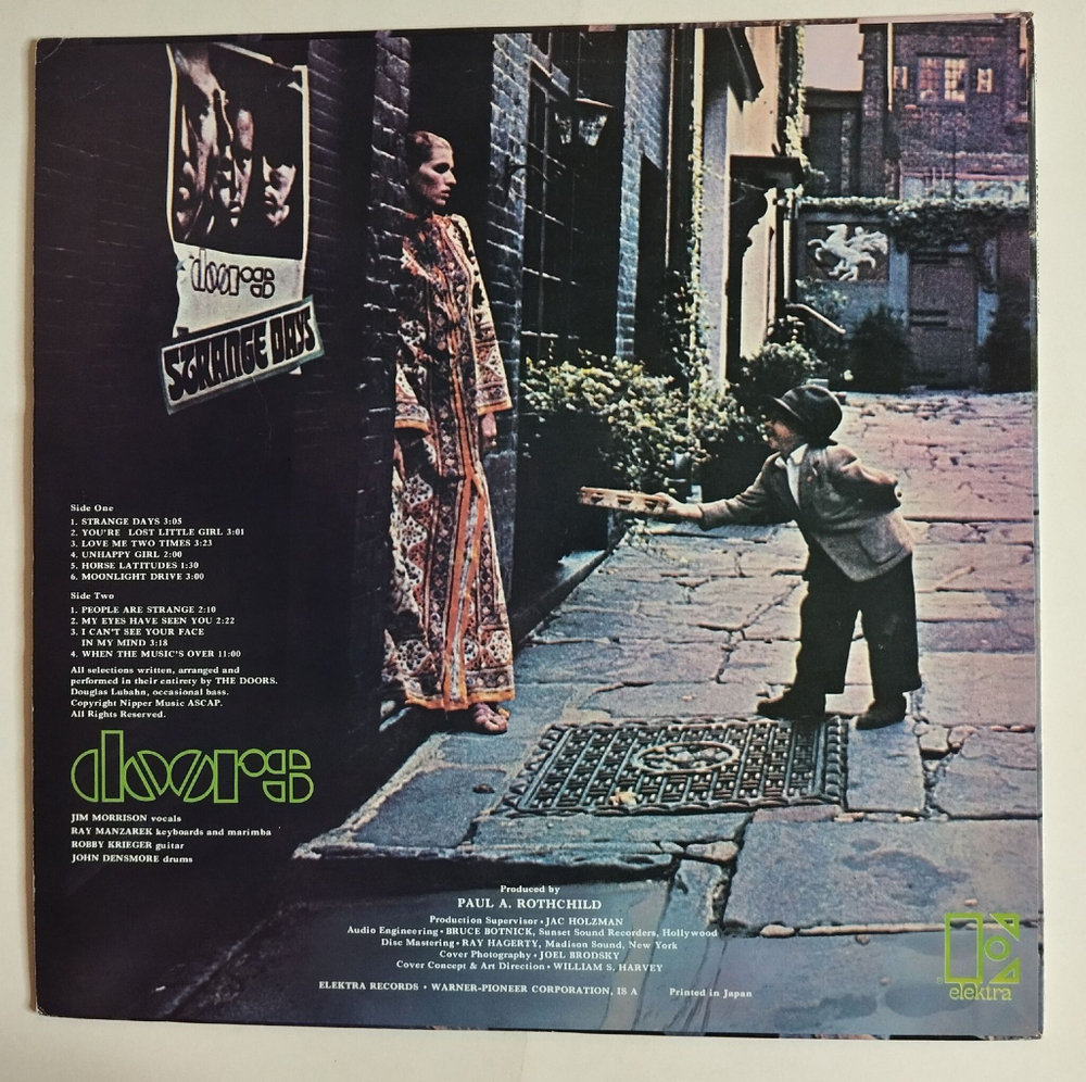 Винтажная виниловая пластинка LP The Doors Strange Days (Japan 1973) (No Obi)