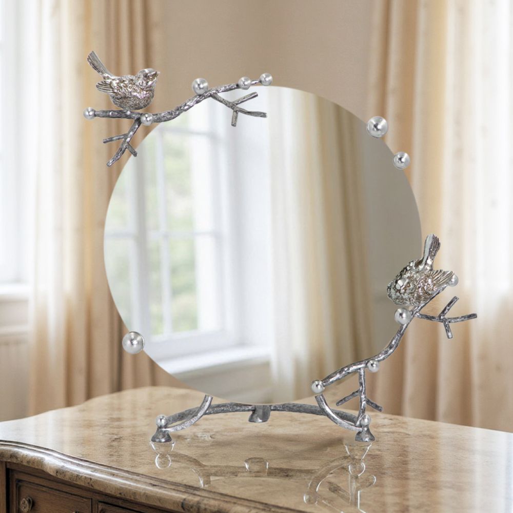 Зеркало Терра настольное Серебро