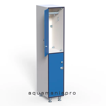 Шкаф 1:2 - ЛДСП | 300x500x1850 (+50) мм