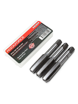 Метчик M14x2 (3шт), в пластиковом футляре RockForce##Rock FORCE RF-TAP14x2