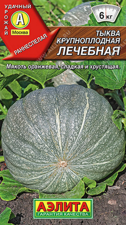 Тыква крупноплодная "G. Лечебная" 2г., Россия.