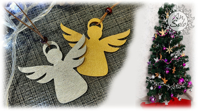 Елочные игрушки "Ангелочки" 5/5 шт