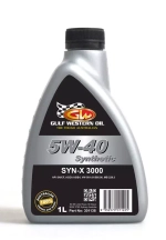 Масло моторное синтетическое GULF 5W40 WESTERN SYN-X 3000 SN/CF 1л