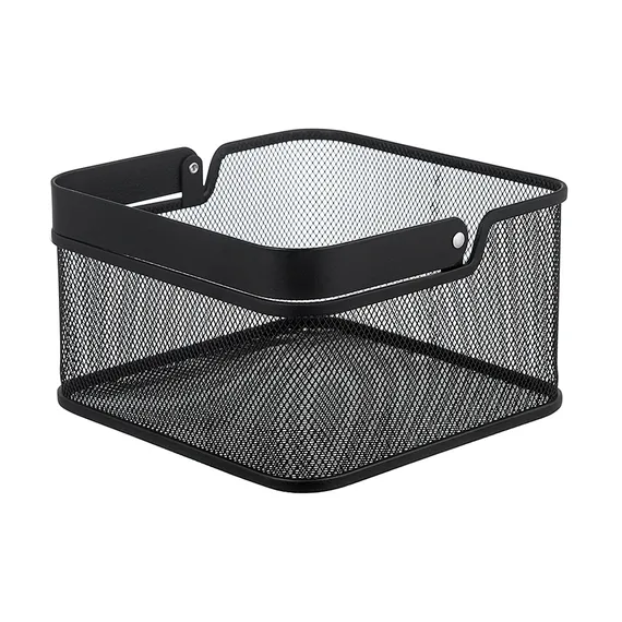 Корзина для хранения квадратная ferrant, 20,3х20,3х11,5 см, черная