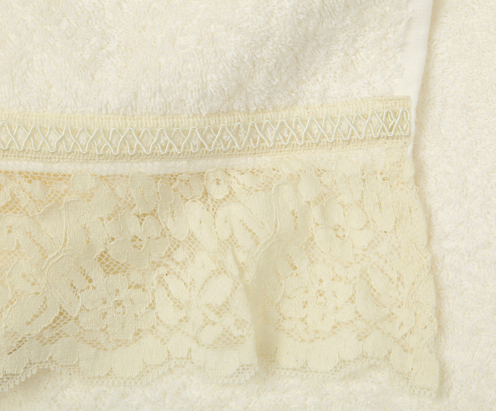 Махровые полотенца Валансье бежевые от Old Florence Италия