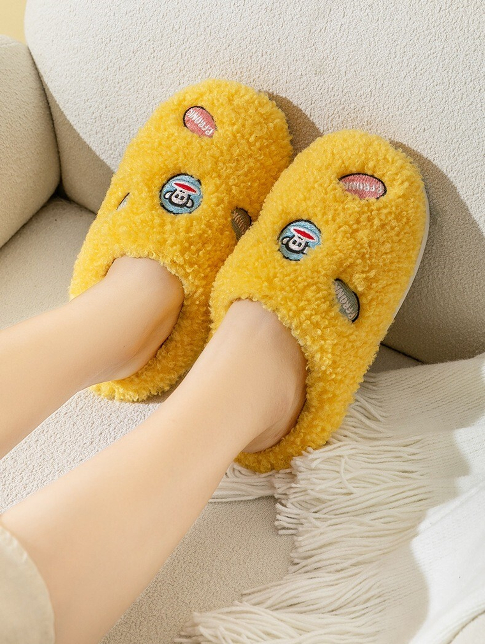 Домашние тапочки Paul Frank Teddy (Yellow)