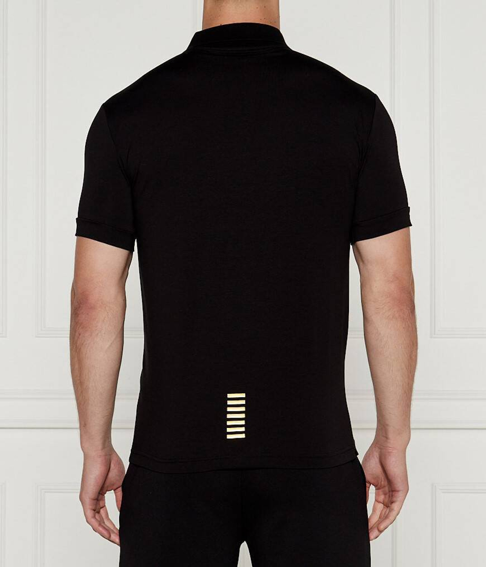 Поло EA7 - черный(8NPF04 PJM5Z)