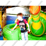 Коммерческий надувной батут "Динозавр-качеля" 5*5*2.5 м