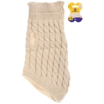 Кофта - свитер для мелких пород собак и кошек «BRO Style», косички, цвет ореховый, р S